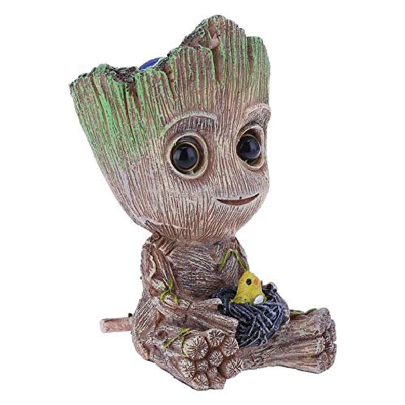 SLOCME Aquarium Groot Air Bubbler Decorations - Oxygen Pump Resin Crafts for Aquarium Fish Tank Decor,with Air Bubbler Stone for Aquarium - Image 5